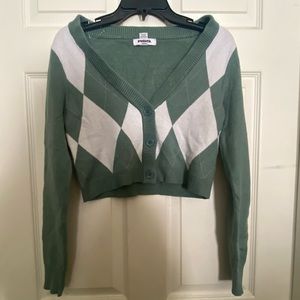 USED TILLYS CROPPED CARDIGAN